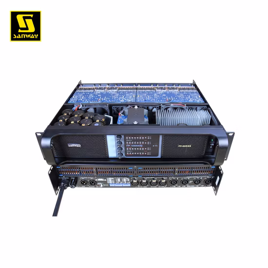 Sanway Fp10000q 4CH 전문 오디오 전력 증폭기, 고전력 10000W 사운드 앰프 DJ 스테레오 앰프